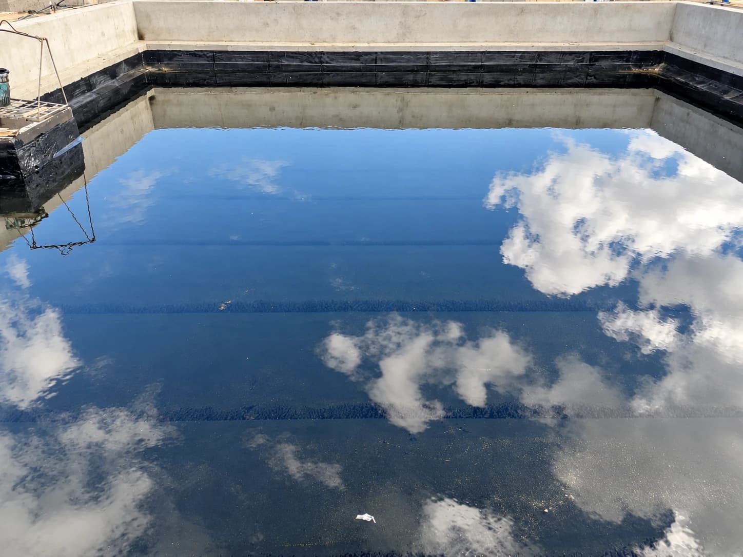 Vue d’un ouvrage en eau figurant dans le dossier du projet.