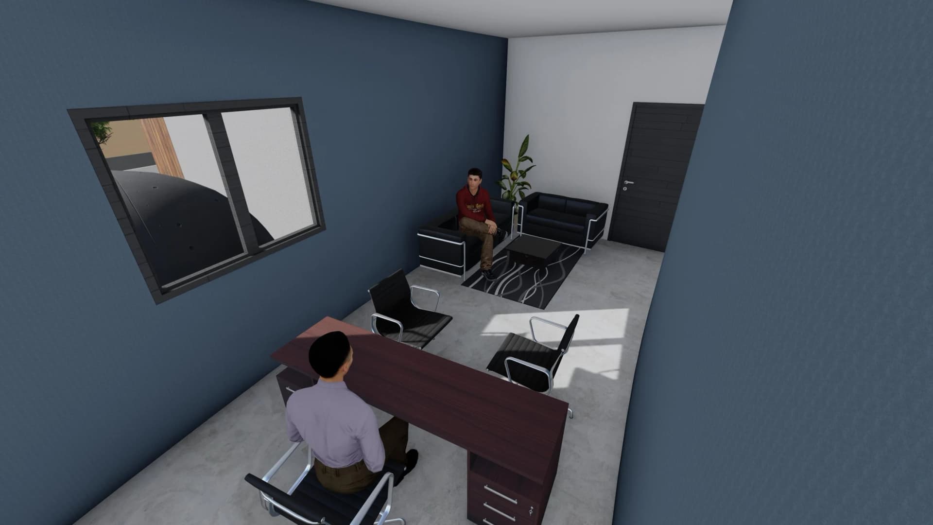 Les espaces administratifs.